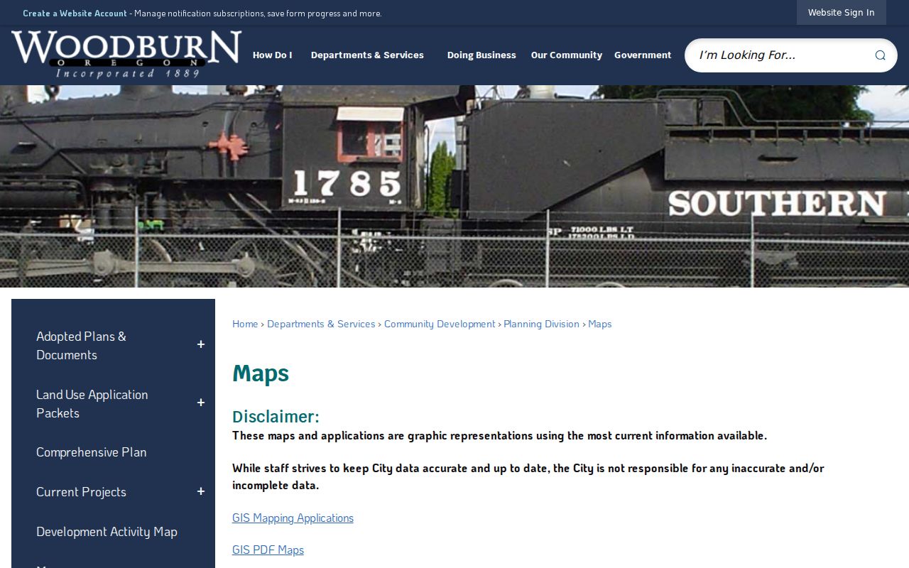 Woodburn ZIP code directory city maps and GIS resources